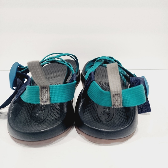 Chaco Kid's ZX/1 Ecotread Sandals - Solid Everglade Sizes 4 - Picture 4 of 5